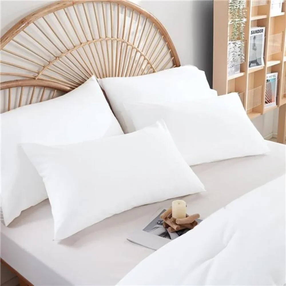 Full Size Comforter White Modern 3PCS Microfiber Full Size Comforter Sets